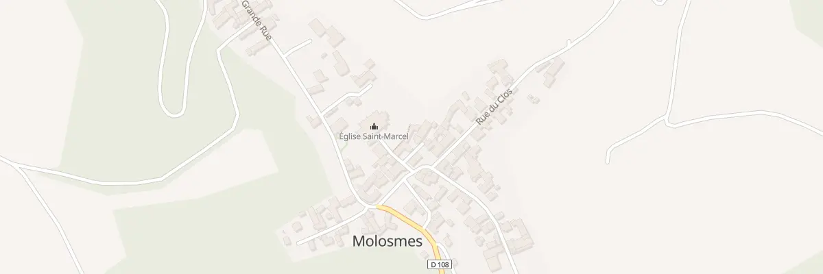 Plan du 3 Imp des Pressoirs à Molosmes