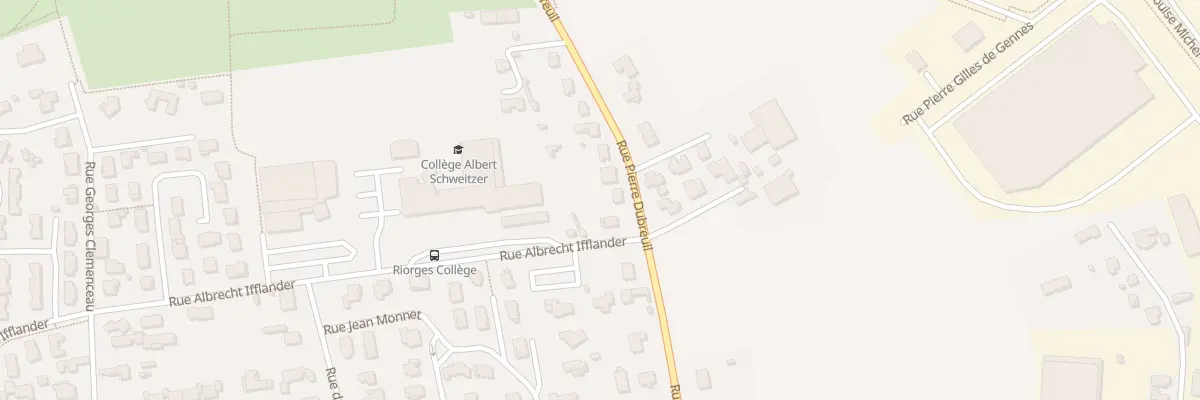 Plan du 921 Rue Pierre Dubreuil à Riorges