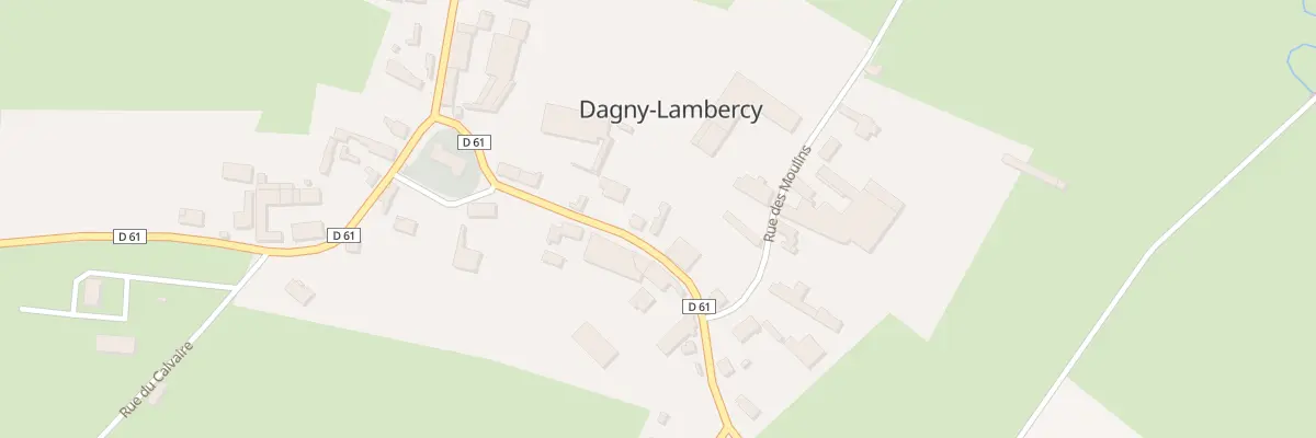 Plan du 9 Rue du Major Muteau à Dagny-Lambercy