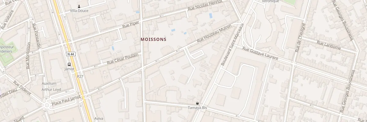 Plan du 22 Rue Houzeau Muiron à Reims