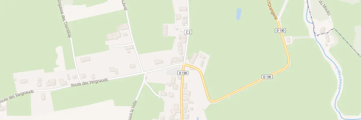 Plan du 6 Rte des Vergnauds à Montceaux-l’Étoile