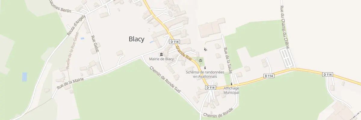 Plan du 19 Gr Grande Rue à Blacy