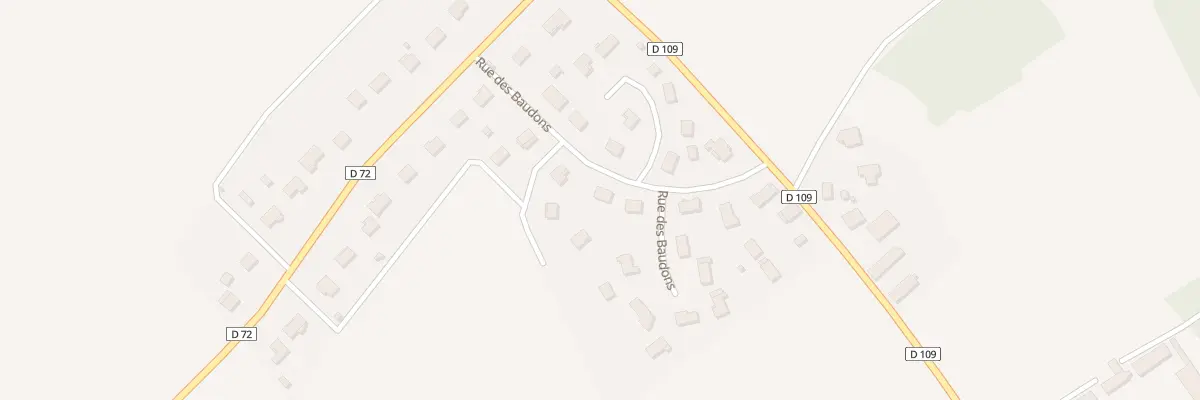 Plan du 10 Rue des Baudons à Saint-Pouange