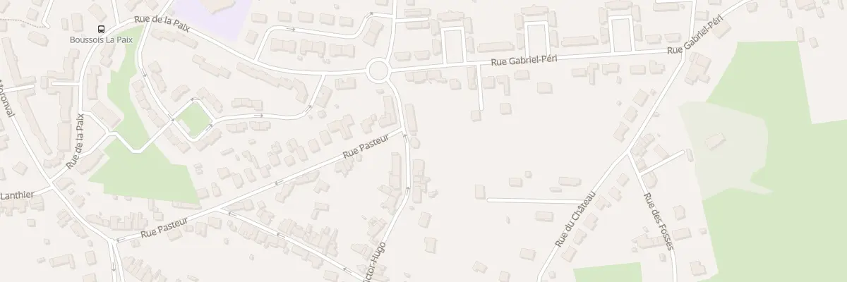 Plan du 220 Rue Victor Hugo à Boussois