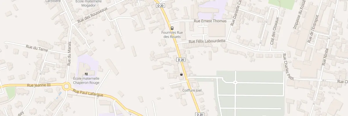 Plan du 26 Rue des Rouets à Fourmies