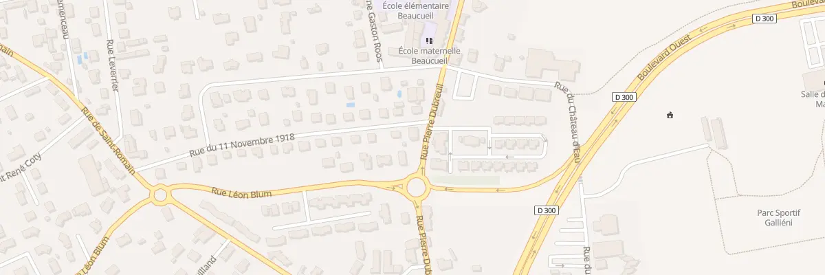 Plan du 3 Rue du Onze Novembre à Riorges