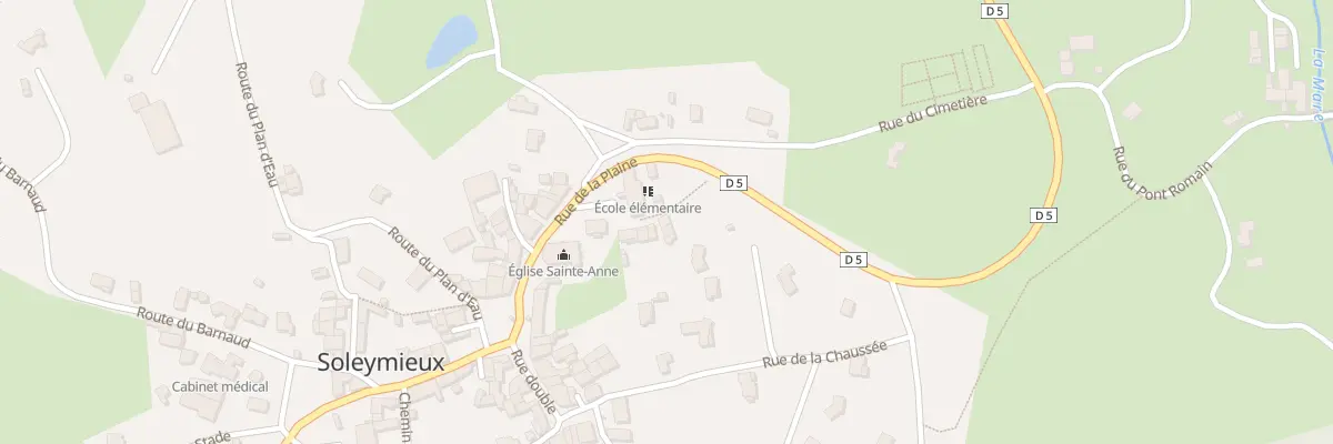 Plan du 72 Imp de l’École à Soleymieux