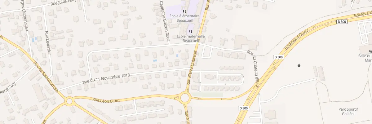 Plan du 315 Rue Pierre Dubreuil à Riorges