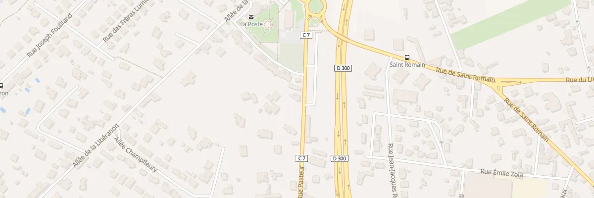 Plan du 297 Rue Pasteur à Riorges