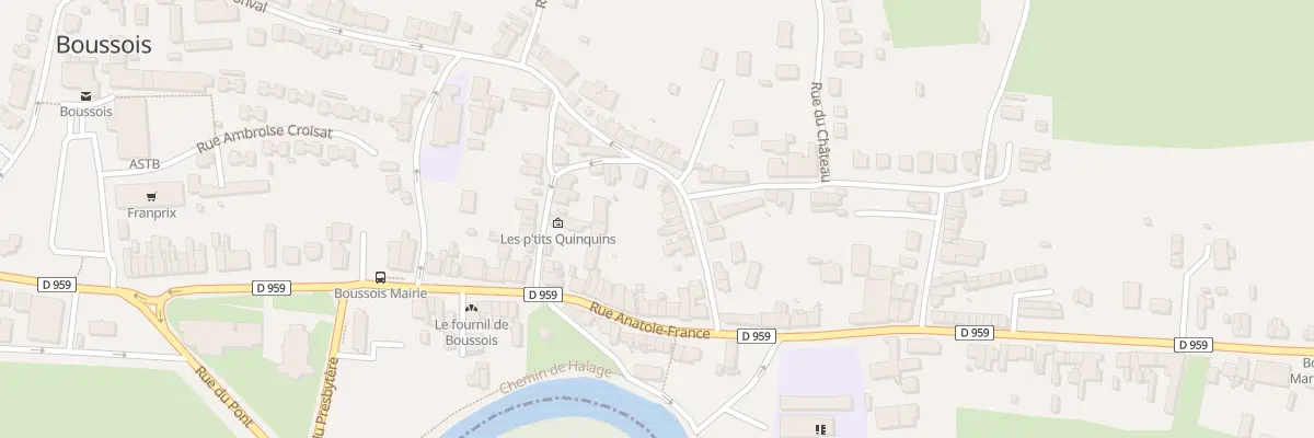 Plan du 7 Rue Moronval à Boussois