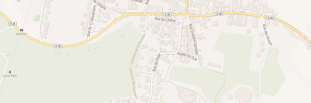 Plan du 2 All des Pervenches à Rilly-la-Montagne
