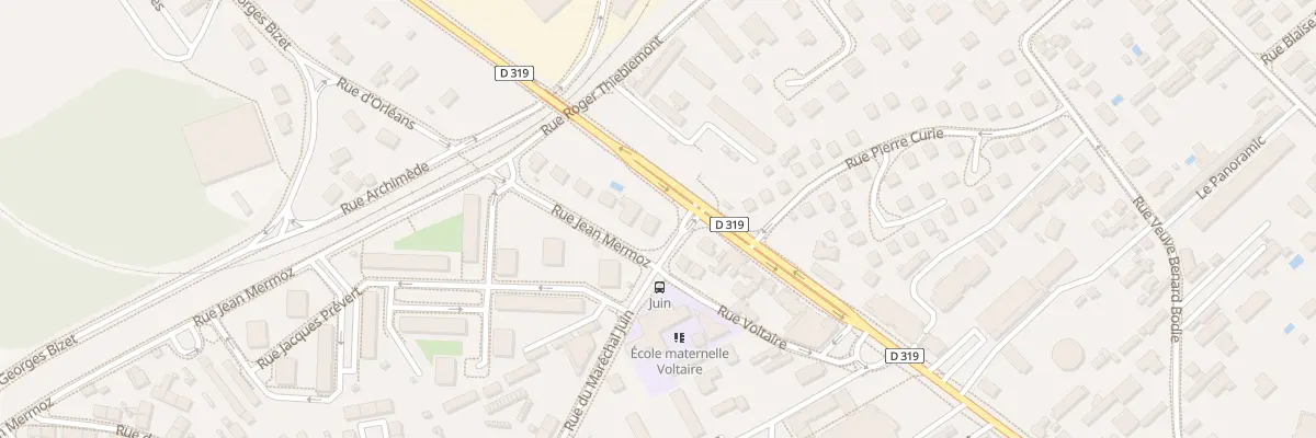 Plan du 62 Rue Jean Mermoz à La Chapelle-Saint-Luc