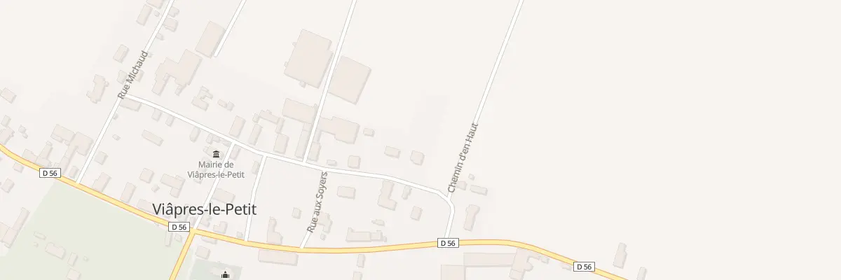 Plan du 16B Rue Haute à Viâpres-le-Petit