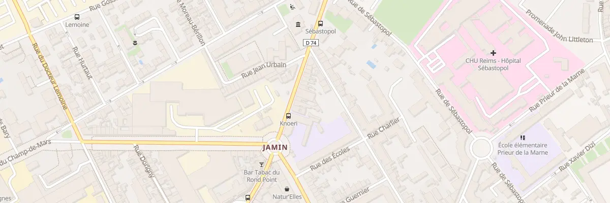 Plan du 8 Rue de Bétheny à Reims