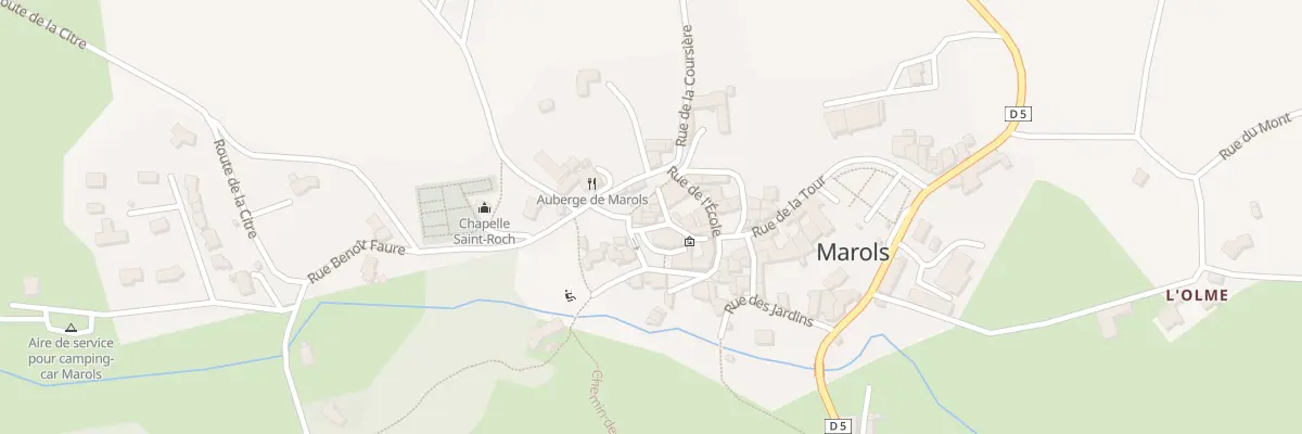 Plan du 4 Pl de l’Église à Marols