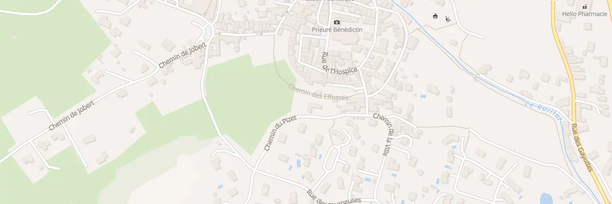 Plan du 98 Che du Pizet à Champdieu