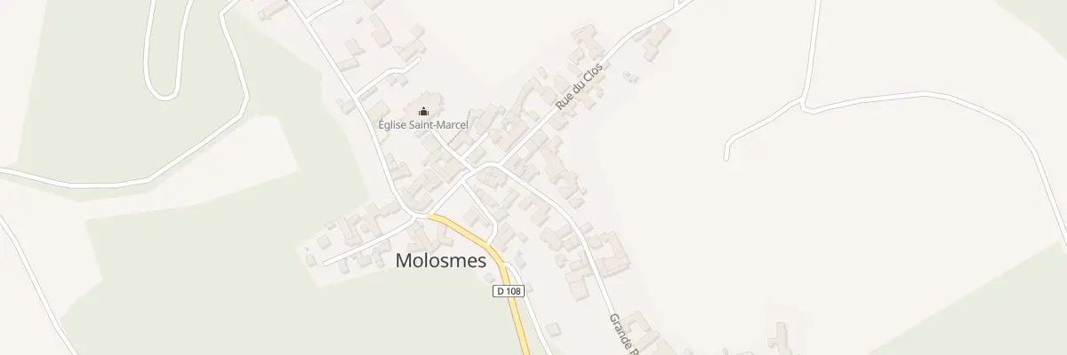 Plan du 72 Le Village à Molosmes