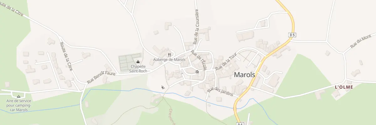 Plan du 2 Pl de l’Église à Marols