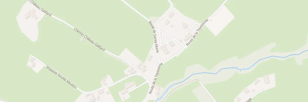 Plan du 1 Rte de Sainte Marie à La Bénisson-Dieu