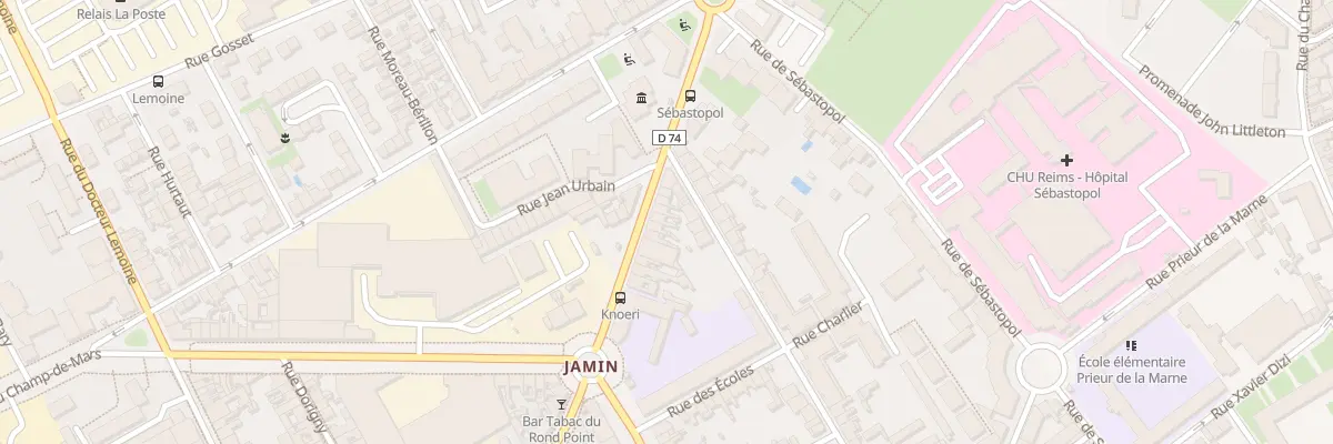 Plan du 16 Rue de Bétheny à Reims