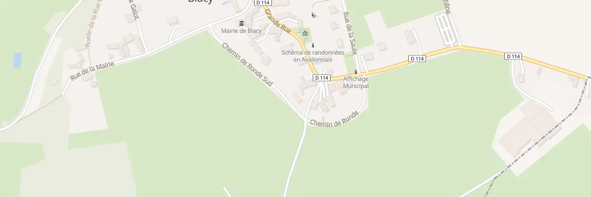 Plan du 6 Rue des Demoiselles de Cussy à Blacy