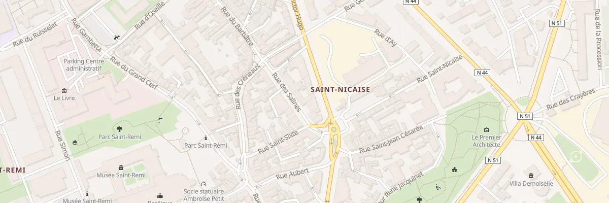 Plan du 13 Rue des Salines à Reims