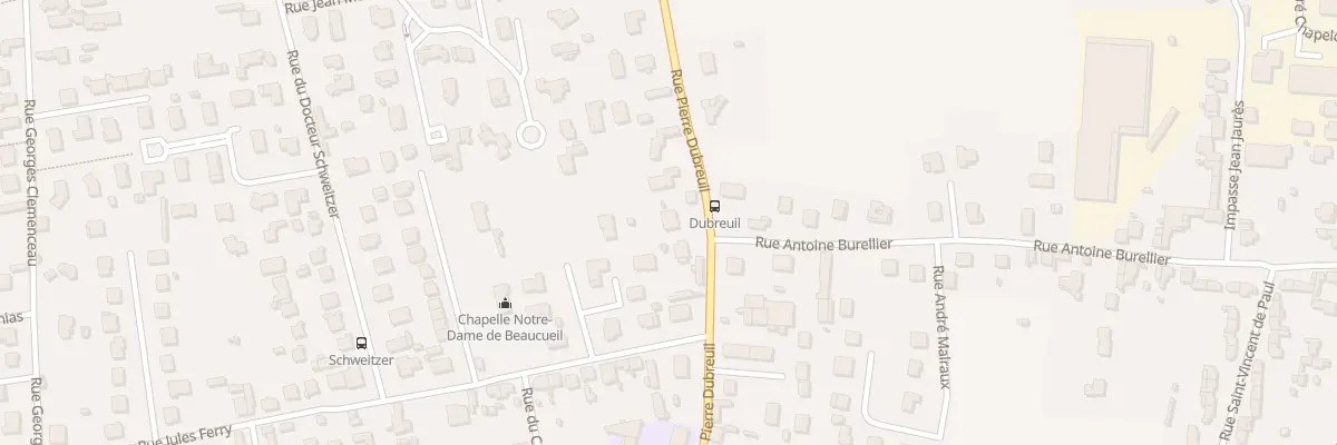 Plan du 653 Rue Pierre Dubreuil à Riorges