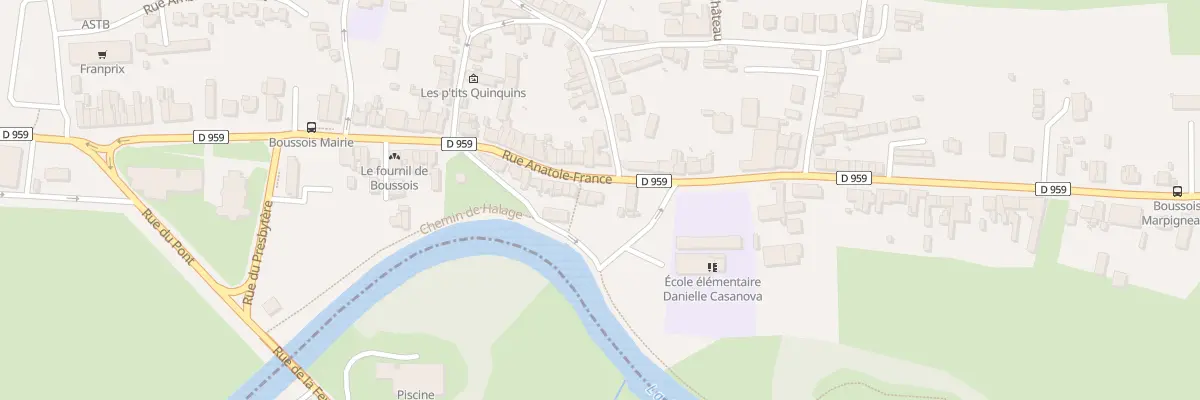Plan du 42 Rue Anatole France à Boussois