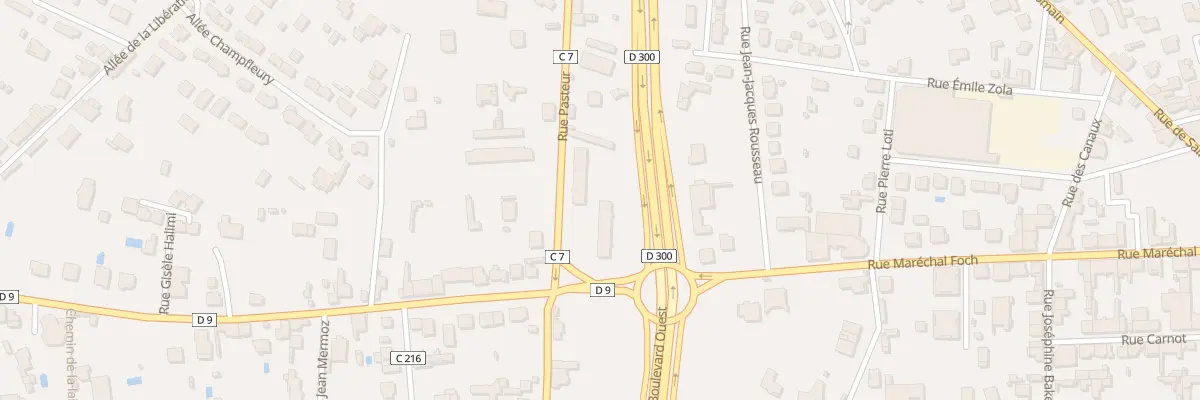 Plan du 104 Rue Pasteur à Riorges