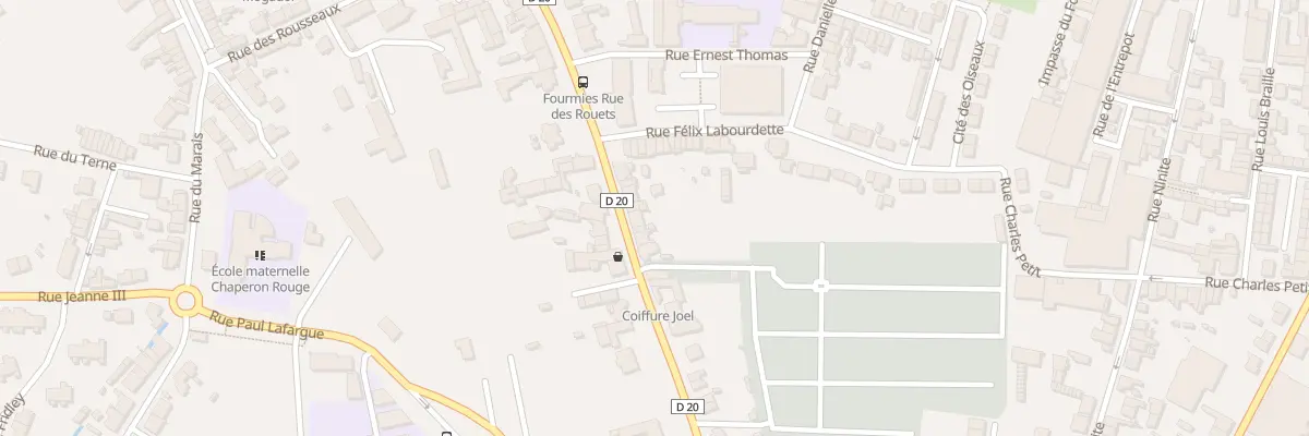 Plan du 29 Rue des Rouets à Fourmies