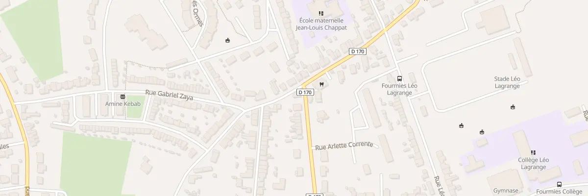 Plan du 63 Rue Edouard Flament à Fourmies