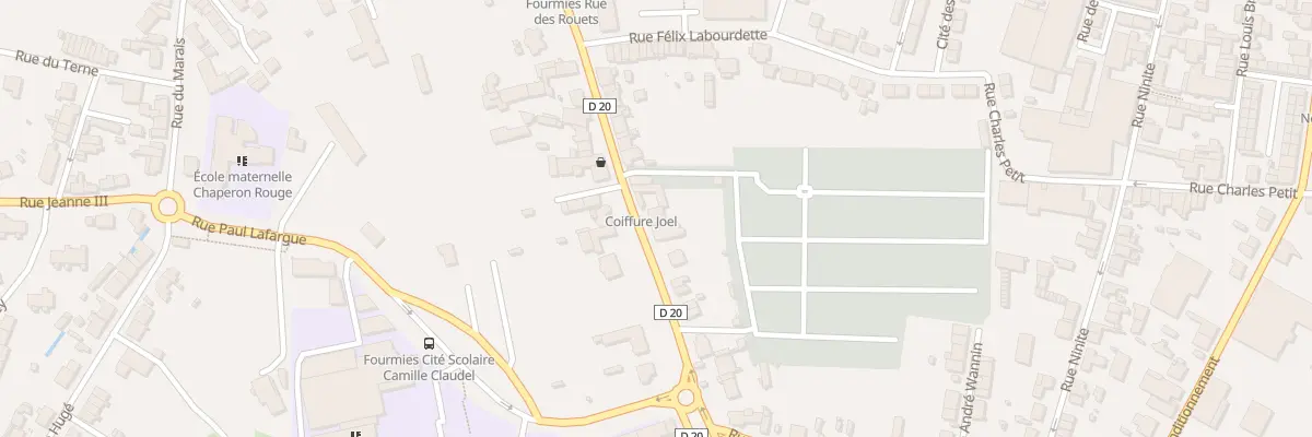 Plan du 39 Rue des Rouets à Fourmies