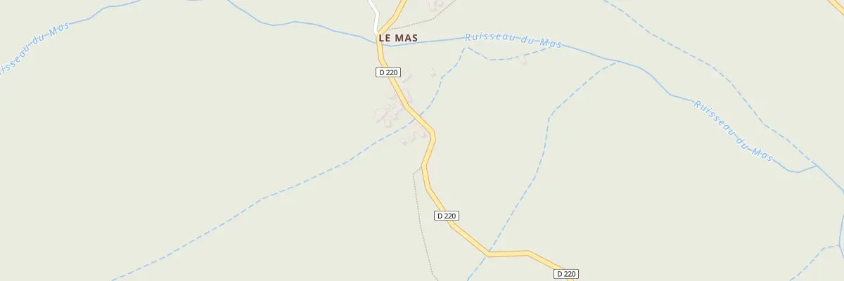 Plan du 5076 Le Mas à Sablières