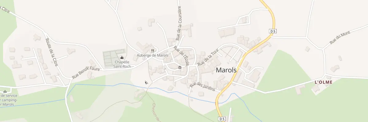 Plan du 4 Rue de l’École à Marols