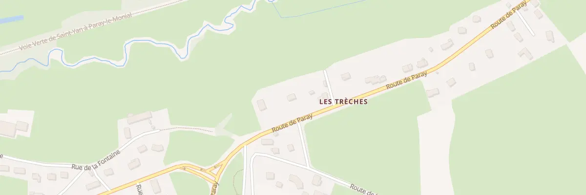 Plan du 1695 Rte de Paray à Saint-Yan