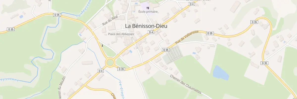 Plan du 3 Rue de Valbenoite à La Bénisson-Dieu