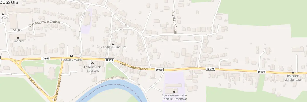 Plan du 4A Rue Moronval à Boussois