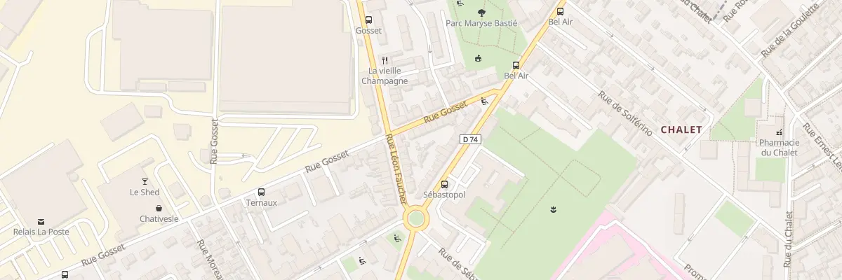 Plan du 112 Rue Gosset à Reims