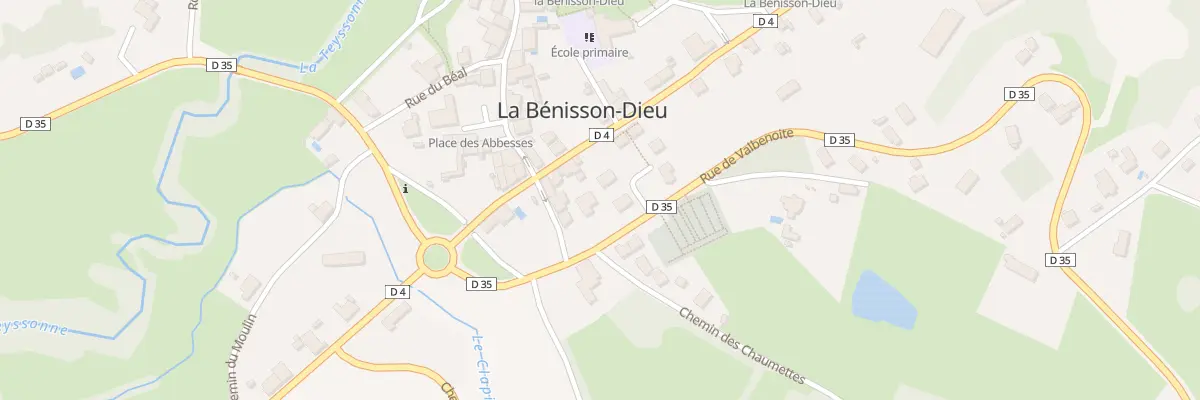 Plan du 3 Rue de Valbenoite à La Bénisson-Dieu