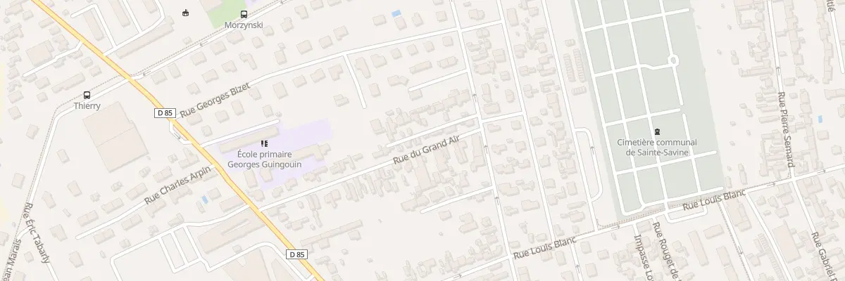 Plan du 8 Rue du Grand Air à Sainte-Savine