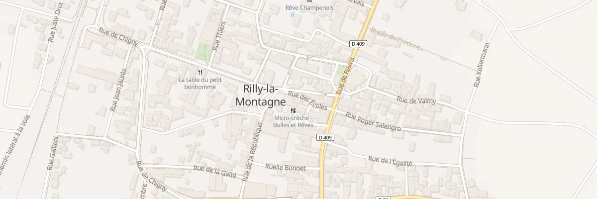 Plan du 4 Rue des Ecoles à Rilly-la-Montagne
