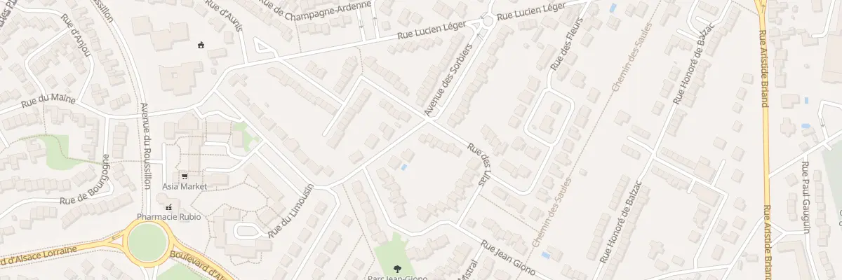 Plan du 2 Rue des Lilas à Cormontreuil