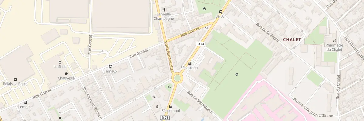 Plan du 21 Rue de Bétheny à Reims