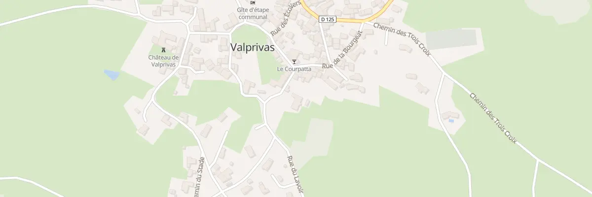 Plan du 35 Rue du Lavoir à Valprivas