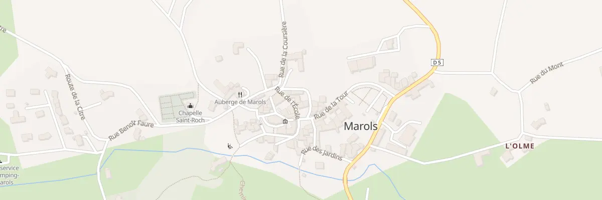 Plan du 3 Rue de l’École à Marols