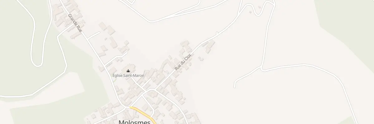 Plan du 65 Le Village à Molosmes