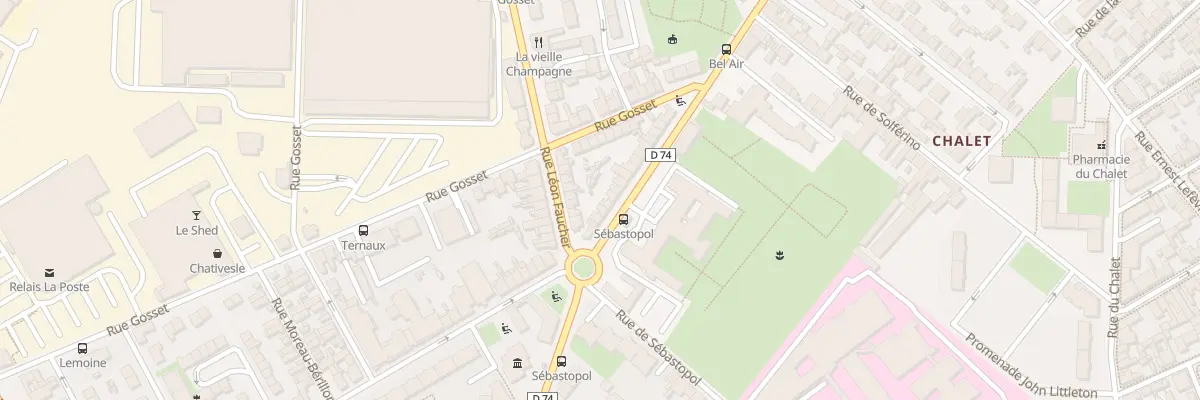 Plan du 23 Rue de Bétheny à Reims