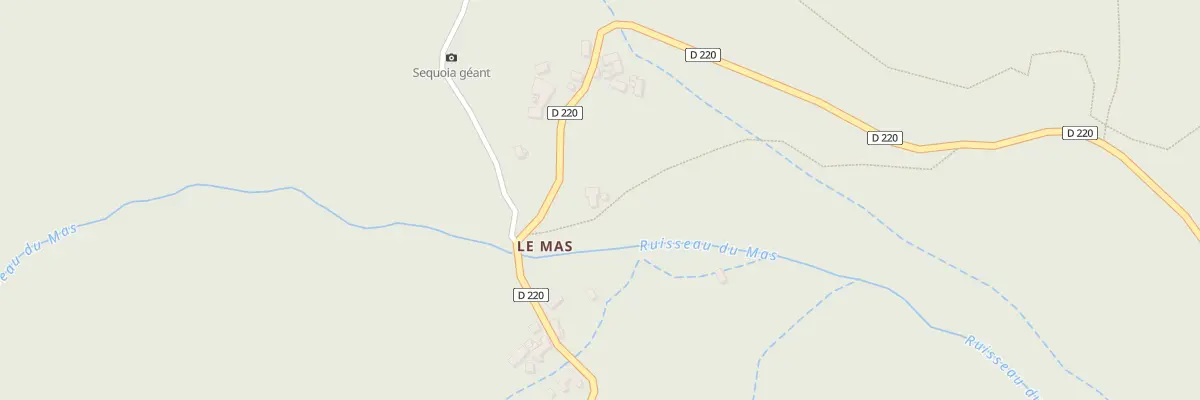 Plan du 5079 Le Mas à Sablières