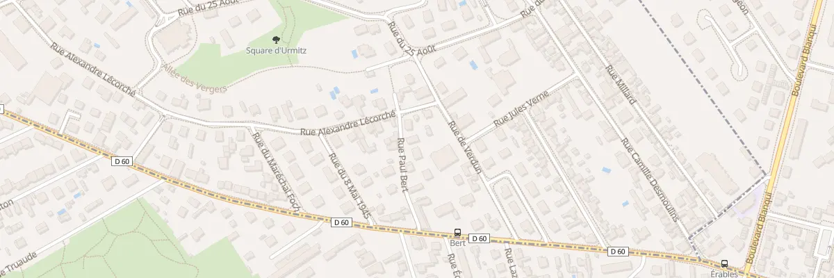 Plan du 1 Rue Paul Bert aux Noës-près-Troyes