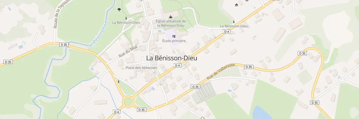 Plan du 1 Imp de Bonlieu à La Bénisson-Dieu